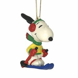 Snoopy Skiing Holiday Ornament